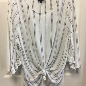 White with black stripes